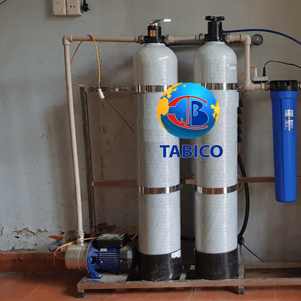 thiết bị lọc nước máy đầu nguồn công suất 1000 lít/giờ